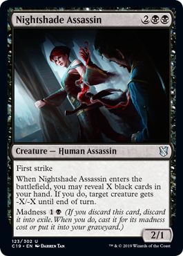 Nightshade Assassin - Commander 2019 Spoiler