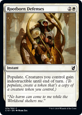 Rootborn Defenses - Commander 2019 Spoiler