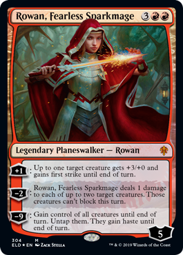 Rowan, Fearless Sparkmage - Throne of Eldraine Spoiler