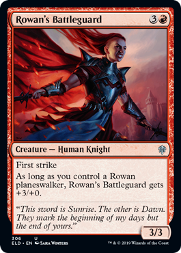 Rowan's Battleguard - Throne of Eldraine Spoiler