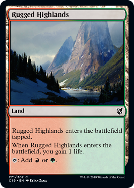 Rugged Highlands - Commander 2019 Spoiler