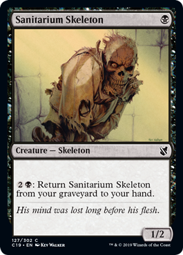 Sanitarium Skeleton - Commander 2019 Spoiler