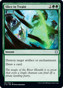 Slice in Twain - Commander 2019 Spoiler