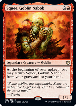 Squee, Goblin Nabob - Commander 2019 Spoiler