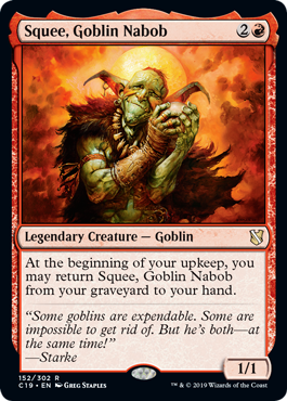 Squee, Goblin Nabob - Commander 2019 Spoiler