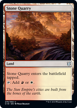 Stone Quarry - Commander 2019 Spoiler