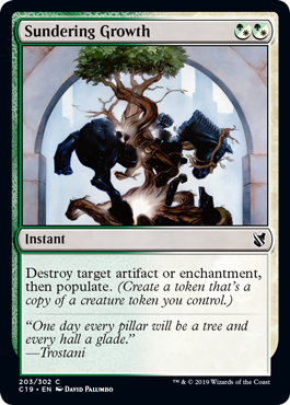 Sundering Growth - Commander 2019 Spoiler