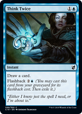 Think Twice - Commander 2019 Spoiler