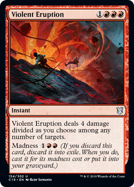 Violent Eruption - Commander 2019 Spoiler