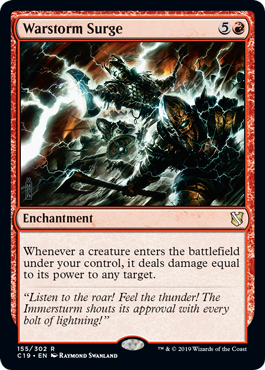 Warstorm Surge - Commander 2019 Spoiler