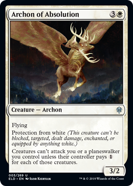 Archon of Absolution - Throne of Eldraine Spoiler