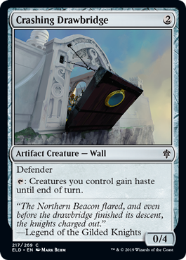 Crashing Drawbridge - Throne of Eldraine Spoiler