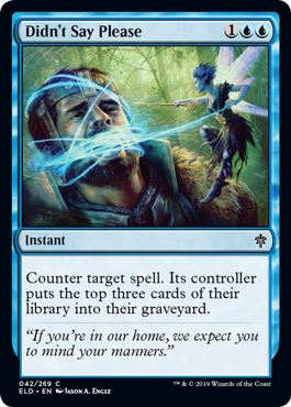 Didn't Say Please - Throne of Eldraine Spoiler