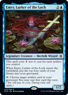 Emry, Lurker of the Loch - Throne of Eldraine Spoiler