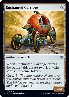 Enchanted Carriage - Throne of Eldraine Spoiler