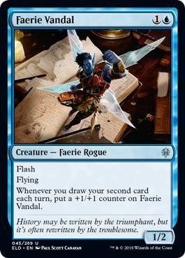 Faerie Vandal - Throne of Eldraine Spoiler