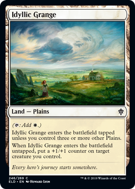 Idyllic Grange - Throne of Eldraine Spoiler