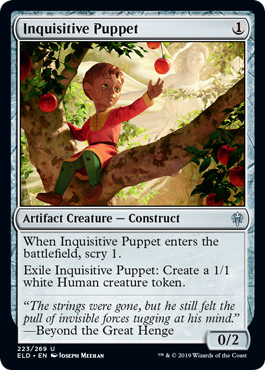 Inquisitive Puppet - Throne of Eldraine Spoiler