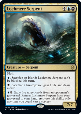 Lochmere Serpent - Throne of Eldraine Spoiler