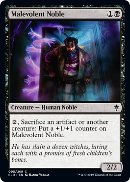 Malevolent Noble - Throne of Eldraine Spoiler