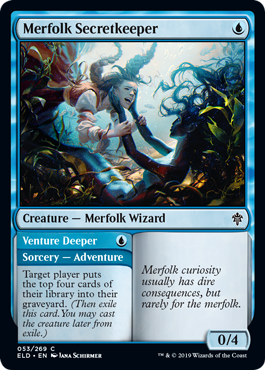 Merfolk Secretkeeper - Throne of Eldraine Spoiler