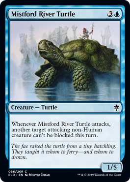 Mistford River Turtle - Throne of Eldraine Spoiler