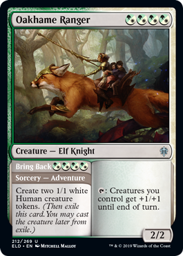 Oakhame Ranger - Throne of Eldraine Spoiler 1