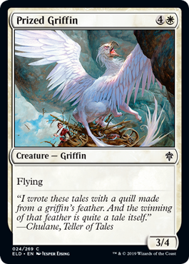 Prized Griffin - Throne of Eldraine Spoiler