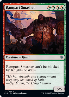 Rampart Smasher - Throne of Eldraine Spoiler