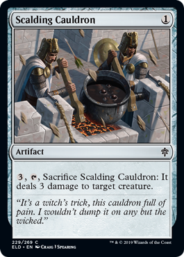 Scalding Cauldron - Throne of Eldraine Spoiler