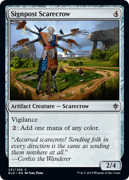 Signpost Scarecrow - Throne of Eldraine Spoiler