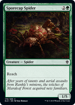 Sporecap Spider - Throne of Eldraine Spoiler