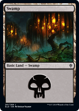 Swamp 4 - Throne of Eldraine Spoiler