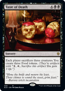 Taste of Death - Throne of Eldraine Spoiler