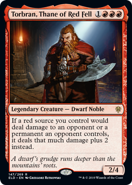 Torbran, Thane of Red Fell - Throne of Eldraine Spoiler