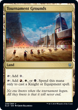 Tournament Grounds - Throne of Eldraine Spoiler