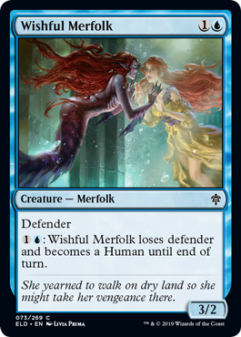 Wishful Merfolk - Throne of Eldraine Spoiler