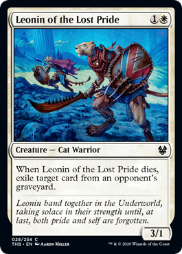 Leonin of the Lost Pride - Theros Beyond Death Spoiler