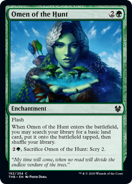 Omen of the Hunt - Theros Beyond Death Spoiler
