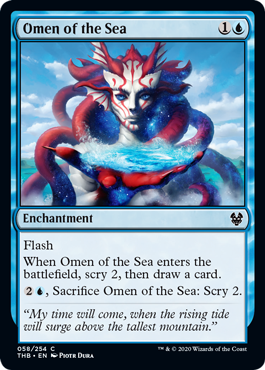 Omen of the Sea - Theros Beyond Death Spoiler