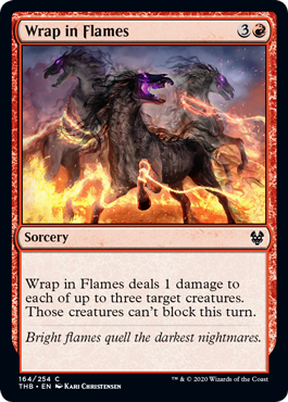 Wrap in Flames - Theros Beyond Death Spoiler