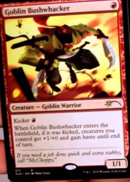 Goblin Bushwhacker - Secret Lair Spoiler