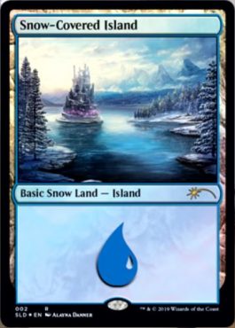 Snow-Covered Island - Secret Lair Spoiler