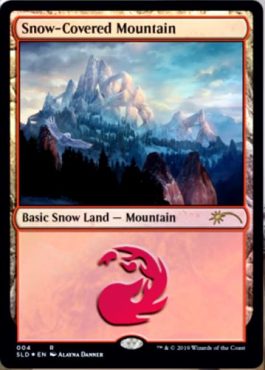 Snow-Covered Mountain - Secret Lair Spoiler