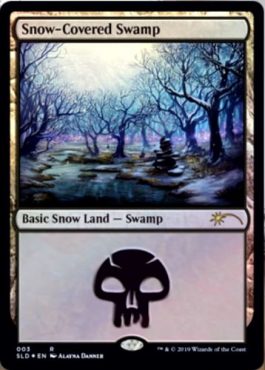 Snow-Covered Swamp - Secret Lair Spoiler