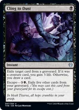 Cling to Dust - Theros Beyond Death Spoiler
