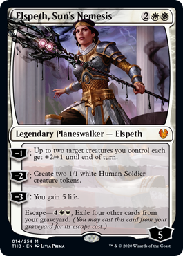 Elspeth, Sun's Nemesis - Theros Beyond Death Spoiler