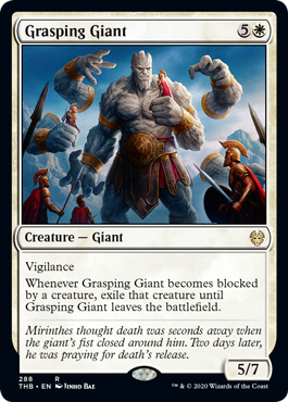 Grasping Giant - Theros Beyon Death Spoiler
