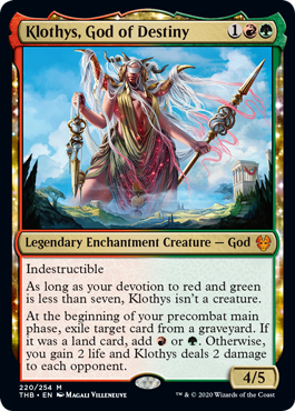 Klothys, God of Destiny - Theros Beyond Death Spoiler