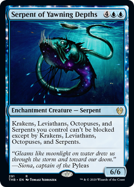 Serpent of Yawning Depths - Theros Beyon Death Spoiler